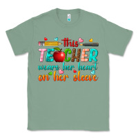 Sage this teacher wears her heart on her sleeve Classic Tee - texasbilliewilder