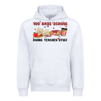White 100 days school Urban Hoodie - MaliasSmallBusiness