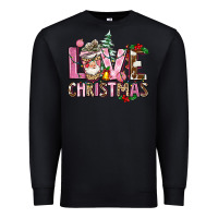Black love christmas Premium Sweatshirt - AdoDesignShop