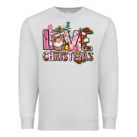 Dove Grey love christmas Premium Sweatshirt - AdoDesignShop