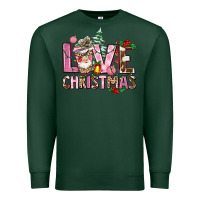 Sports Green love christmas Premium Sweatshirt - AdoDesignShop