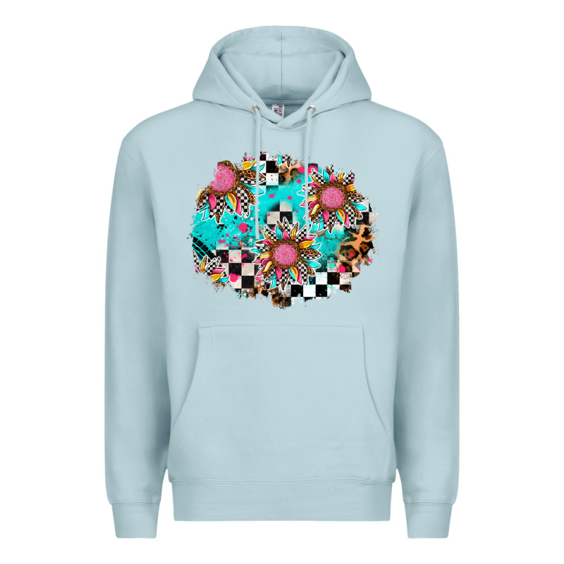 Race Sunflower Patches Premium Hoodie by AdoDesignShop | Teevron