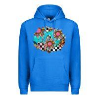 True Royal race sunflower patches Premium Hoodie - AdoDesignShop