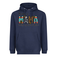 Navy being mama makes my life complate Heavyweight Hoodie - CowhideDigitalArt
