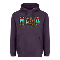 Plum being mama makes my life complate Heavyweight Hoodie - CowhideDigitalArt