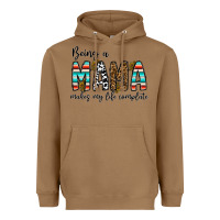 Toasted Coconut being mama makes my life complate Heavyweight Hoodie - CowhideDigitalArt