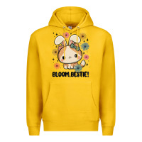 Lemon bloom bestie cat Premium Hoodie - MaliasSmallBusiness