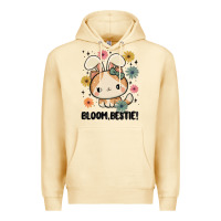 Pina Colada bloom bestie cat Premium Hoodie - MaliasSmallBusiness
