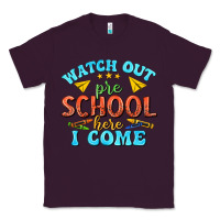 Plum watch out pre school here i come Classic Tee - texasbilliewilder