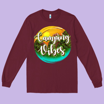 Long Sleeve Tee camping vibes