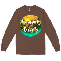 Chestnut camping vibes Long Sleeve Tee - texasbilliewilder