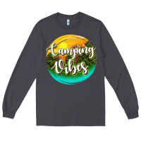 Smoke camping vibes Long Sleeve Tee - texasbilliewilder