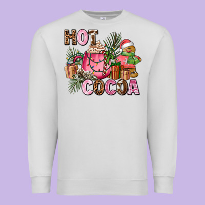 Hot Cocoa Premium Sweatshirt Designed By Adodesignshop