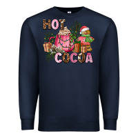 Navy hot cocoa Premium Sweatshirt - AdoDesignShop