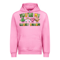 Fuchsia Pink you're my lucky charm Urban Hoodie - MaliasSmallBusiness