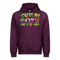 Mauve Wine you're my lucky charm Urban Hoodie - MaliasSmallBusiness