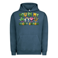 Pigment Midnight Navy you're my lucky charm Urban Hoodie - MaliasSmallBusiness