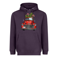 Plum christmas trees truck Heavyweight Hoodie - FaDigitalArtStudio