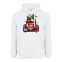 White christmas trees truck Heavyweight Hoodie - FaDigitalArtStudio
