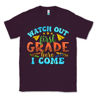 Plum watch out first grade here i come Classic Tee - texasbilliewilder