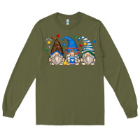 Army Green lacrosse gnomes Long Sleeve Tee - Zillion Design Studio