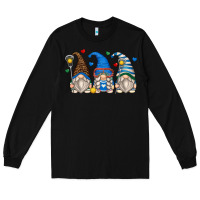 Black lacrosse gnomes Long Sleeve Tee - Zillion Design Studio