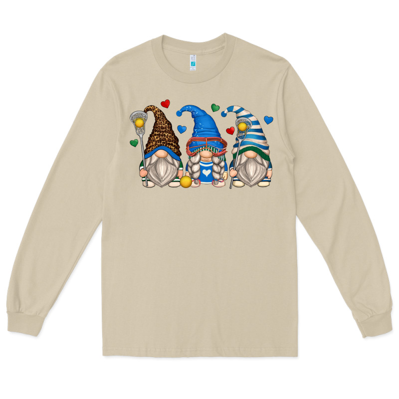 Lacrosse Gnomes Long Sleeve Tee by Zillion Design Studio | Teevron
