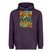 Plum farm life and truck air freshener Heavyweight Hoodie - HRA Design Shop