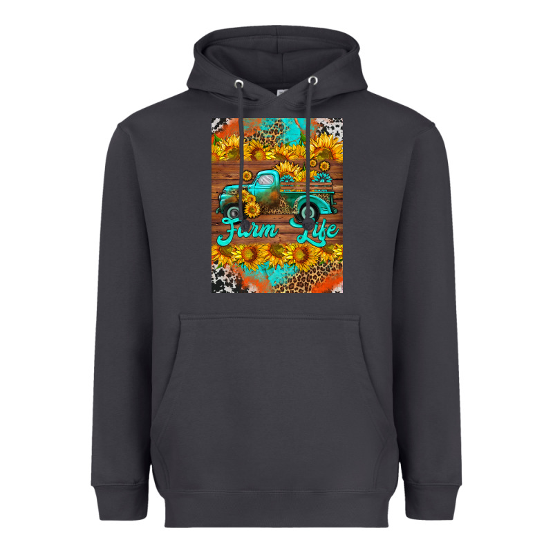 Farm Life And Truck Air Freshener Heavyweight Hoodie by HRA Design Shop | Teevron