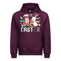 Mauve Wine my first easter Urban Hoodie - MaliasSmallBusiness