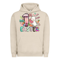 Pigment French Oak my first easter Urban Hoodie - MaliasSmallBusiness