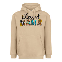 Mushroom blessed mama Heavyweight Hoodie - CowhideDigitalArt