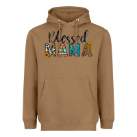 Toasted Coconut blessed mama Heavyweight Hoodie - CowhideDigitalArt