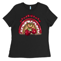 Black cherry rainbow Ladies Tee - BarkalooDesign