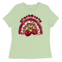 Matcha cherry rainbow Ladies Tee - BarkalooDesign