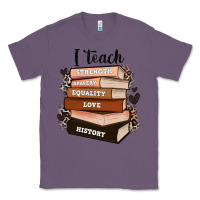 Lavender i teach strength bravery equality love history Classic Tee - Zillion Design Studio