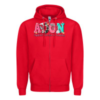 Red adon assistant director of nursing Zipper Hoodie - texasbilliewilder