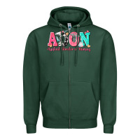 Sports Green adon assistant director of nursing Zipper Hoodie - texasbilliewilder
