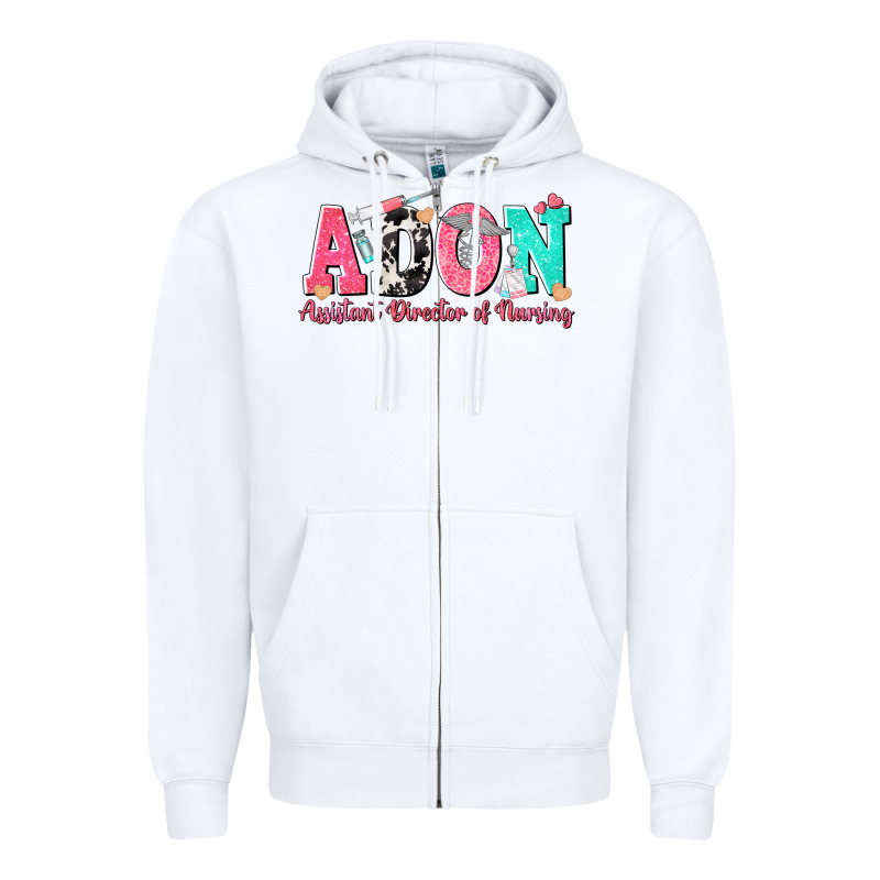 Adon Assistant Director Of Nursing Zipper Hoodie by texasbilliewilder | Teevron