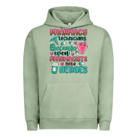 Pigment Oil Green pharmacy technicians Urban Hoodie - MaliasSmallBusiness