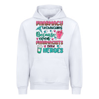 White pharmacy technicians Urban Hoodie - MaliasSmallBusiness