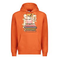 Carrot just a girl who brings books everywhere Premium Hoodie - MaliasSmallBusiness