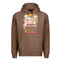Chestnut just a girl who brings books everywhere Premium Hoodie - MaliasSmallBusiness