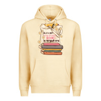 Pina Colada just a girl who brings books everywhere Premium Hoodie - MaliasSmallBusiness