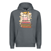 Rock just a girl who brings books everywhere Premium Hoodie - MaliasSmallBusiness