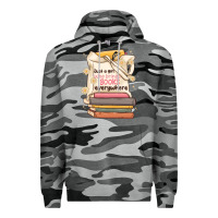 Slate Camo just a girl who brings books everywhere Premium Hoodie - MaliasSmallBusiness
