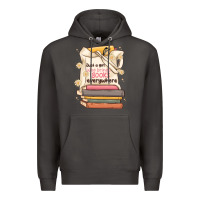 Smoke just a girl who brings books everywhere Premium Hoodie - MaliasSmallBusiness