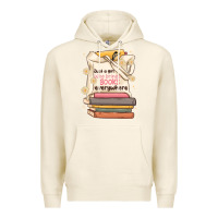 Tofu just a girl who brings books everywhere Premium Hoodie - MaliasSmallBusiness