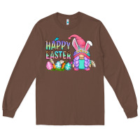 Chestnut happy easter gnomes Long Sleeve Tee - Zillion Design Studio