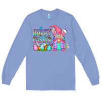 Colony Blue happy easter gnomes Long Sleeve Tee - Zillion Design Studio